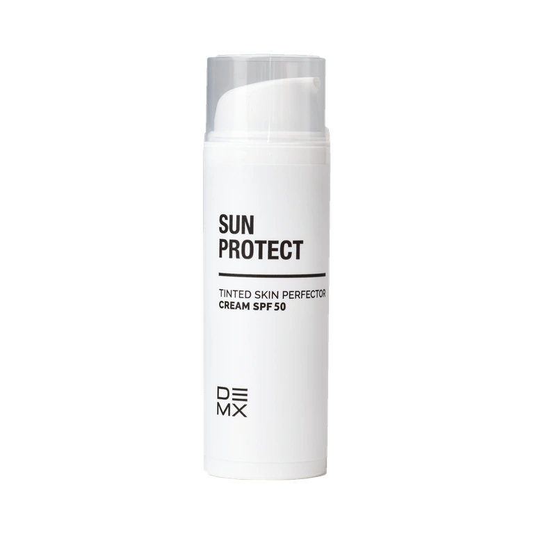 Солнцезащитный совершенствующий крем с тональным эффектом SPF 50 — DEMX