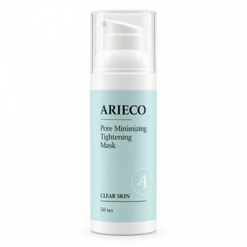 Поросуживающая подтягивающая маска ARIECO Pore Minimizing Tightening Mask CLEAR SKIN 50 мл · ARIECO