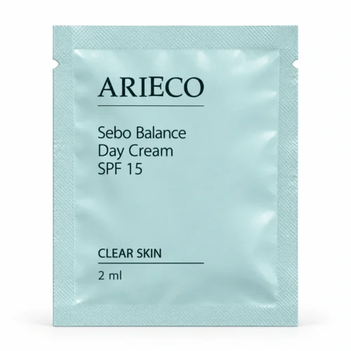 Саше. Себобалансирующий дневной крем SPF 15, 2 мл · ARIECO