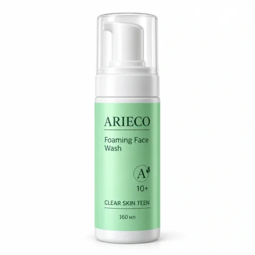 Пенка для умывания для проблемной кожи детей и подростков от 10 лет / Foaming Face Wash 160 мл · ARIECO
