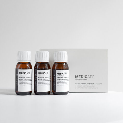MEDICARE — иллюстрация упаковки, этикетка MEDICARE PROFESSIONAL; ACNE-PRO CARBOXY SYSTEM; [4+1] MULTI-BIOTIC STIMULATION